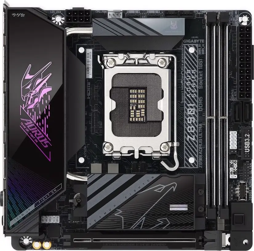 Montaje Placa Base Gigabyte Z890I AORUS ULTRA Gaming PC Alcobendas